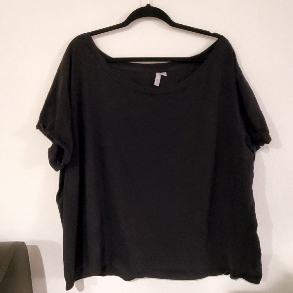 ASOS CURVE off the shoulder black top